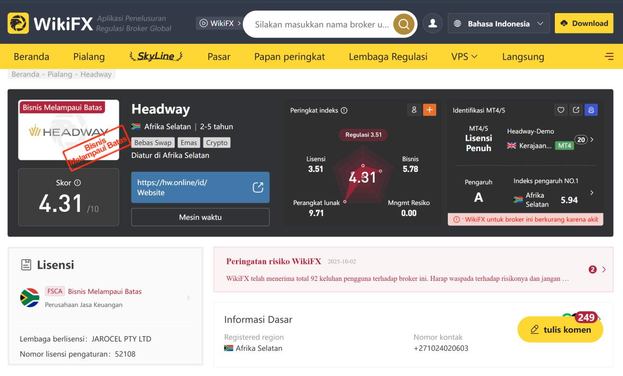 Headway Diduga Bermasalah: Janji Robot Trading, Withdraw Macet