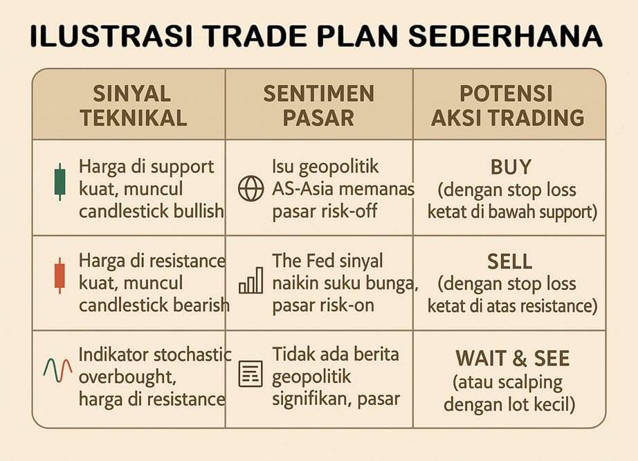 BEGINI CARA ANALISIS TEKNIKAL FOREX DAN GOLD DI TENGAH GEOPOLITIK AS-ASIA YANG PANAS MEMBARA!