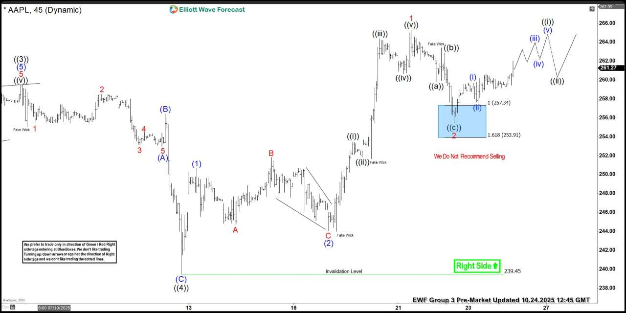 Apple (AAPL) Elliott Wave Buying Setup Explained