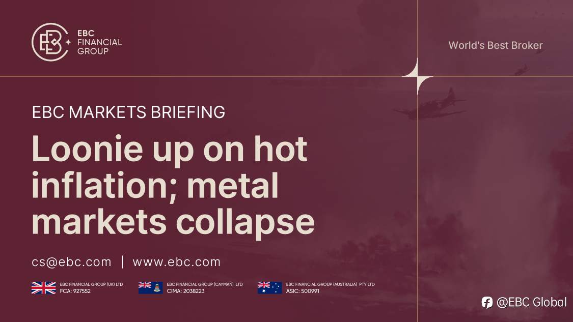 EBC Markets Briefing | Loonie up on hot inflation; metal markets collapse