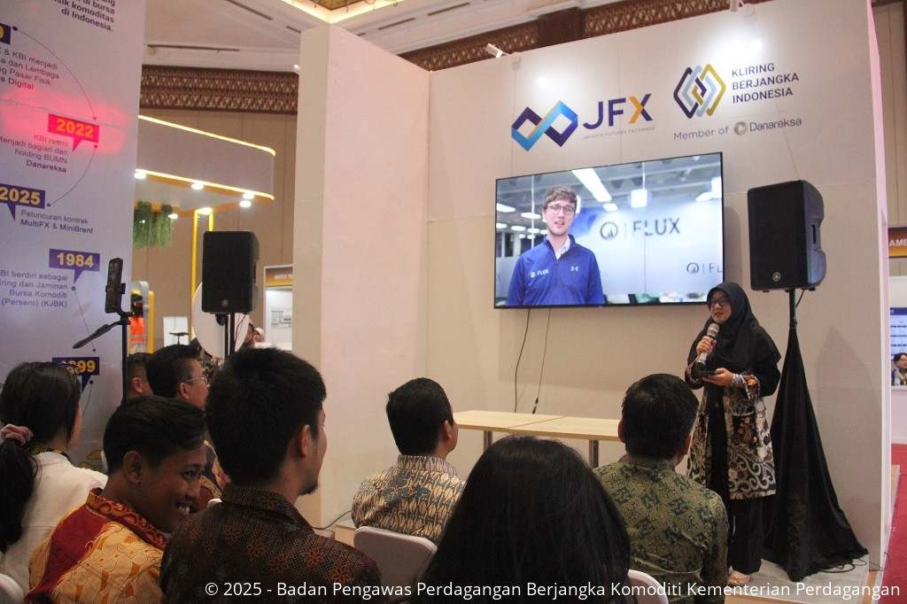 Bappebti pada Launching Kontrak Mini Brent Oil di Ajang Minerba Convex 2025