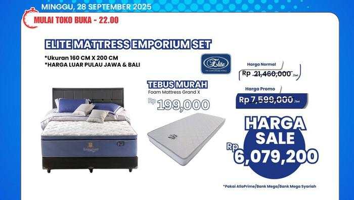 Cuma di Transmart Full Day Sale, Beli Tempat Tidur Lebih Murah