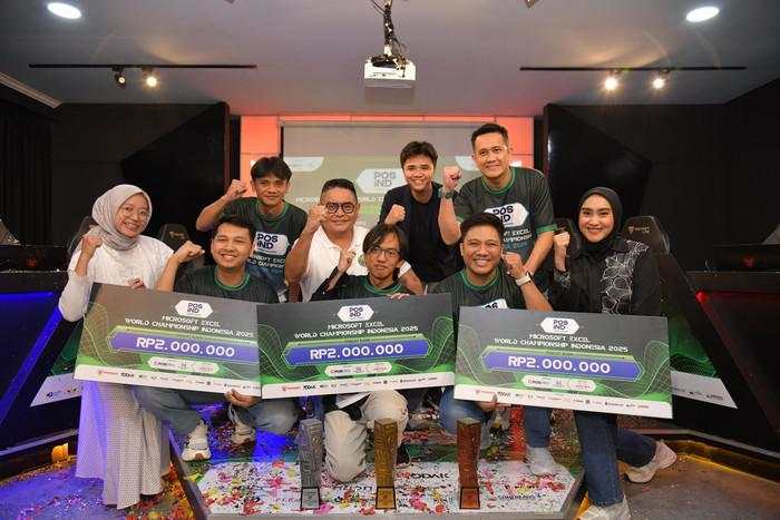 Tim Pegadaian Sapu Bersih Juara Microsoft Excel World Championship Indonesia