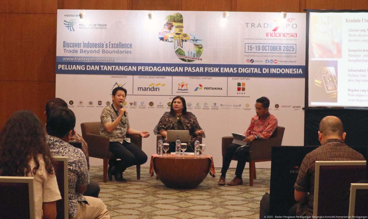 Bappebti Bahas Peluang dan Tantangan Perdagangan Pasar Fisik Emas Digital di TEI ke-40