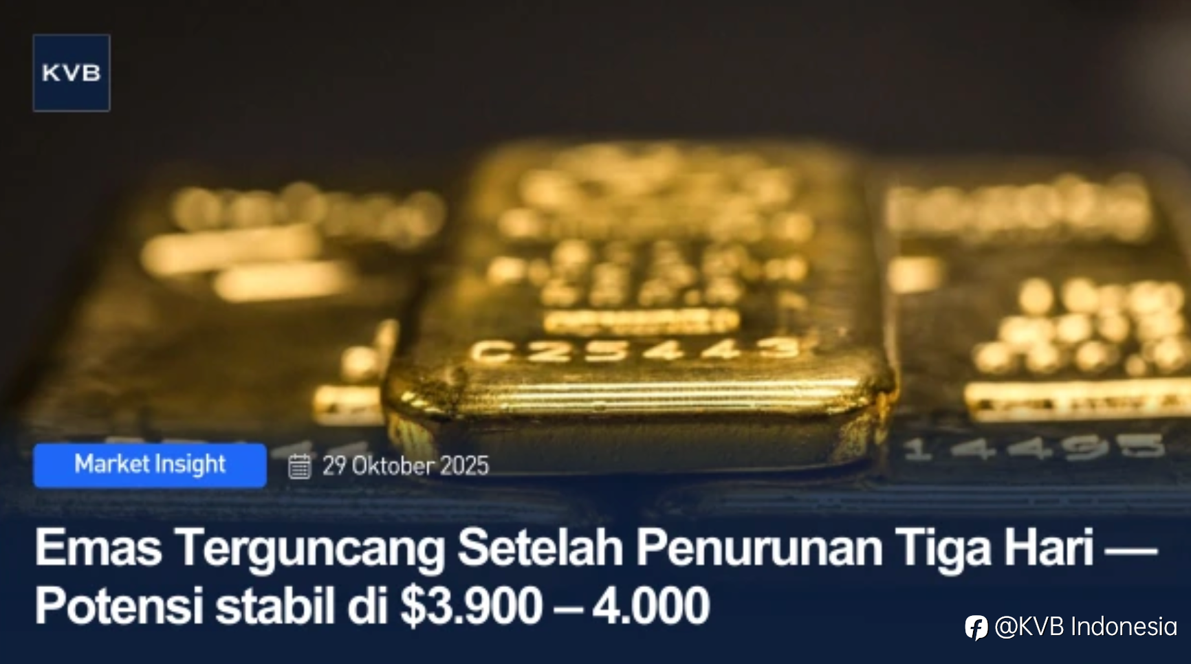 Emas Terguncang, Kini Bersiap Stabil di US$3.900 – 4.000