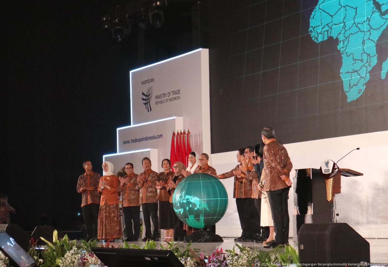 Bappebti Hadir dalam Pembukaan Trade Expo Indonesia (TEI) ke-40 Tahun 2025