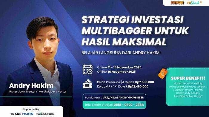 Dari Investor Biasa Jadi Multibagger Hunter! Ini Rahasia Cuan dari Andry Hakim