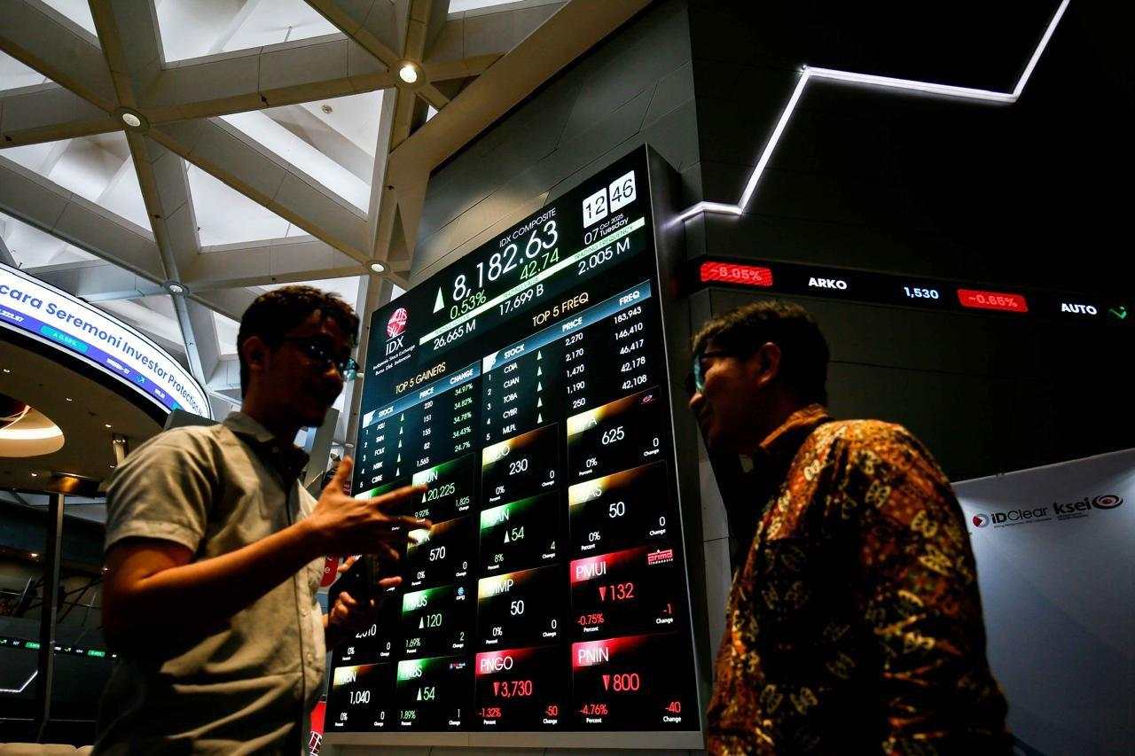 IHSG Sesi I Naik 155,64 Poin, Kembali ke Level 8.000-an