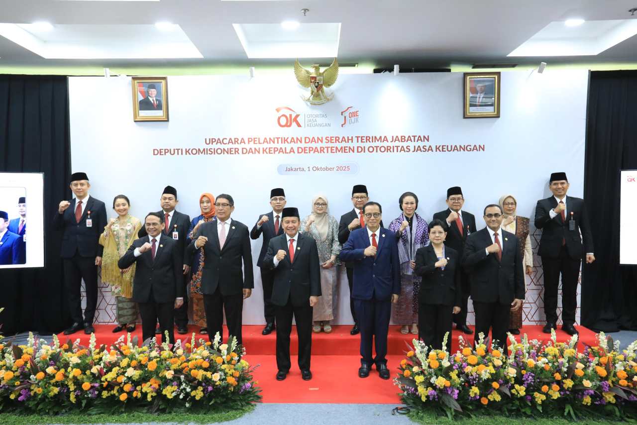Siaran Pers: Perkuat Organisasi, OJK Lantik Pejabat Baru