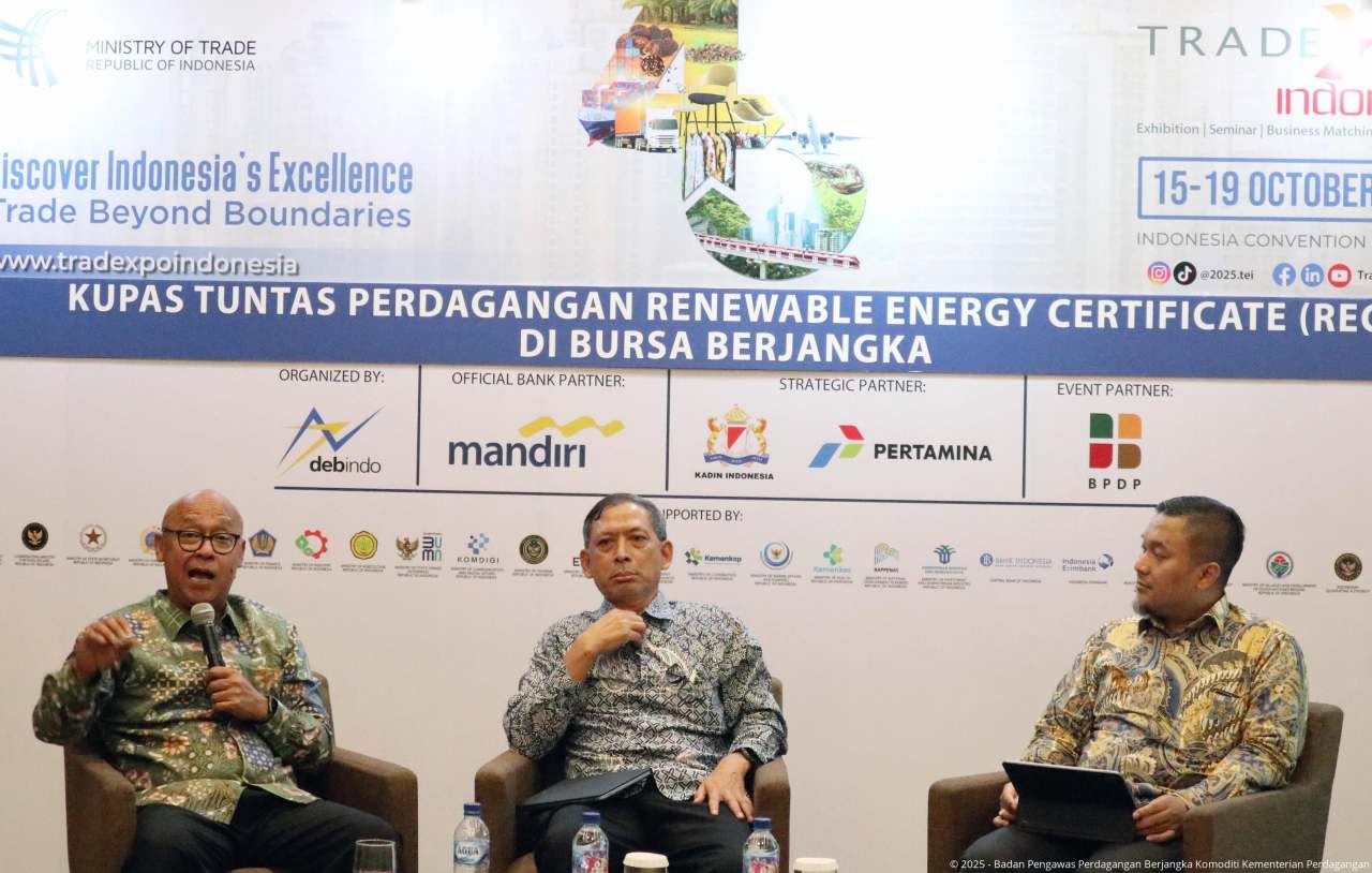 Bappebti Kupas Tuntas Perdagangan REC di TEI ke-40