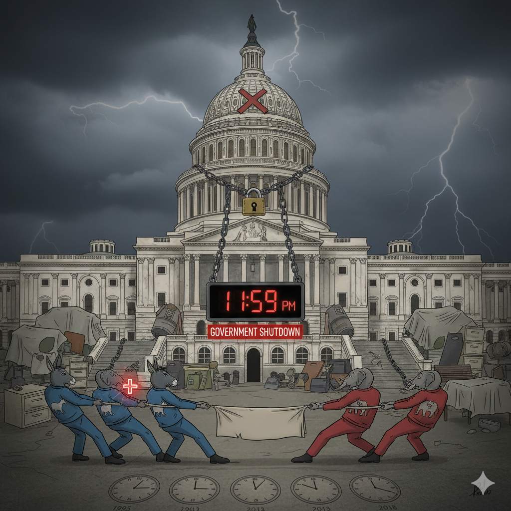 Breaking: U.S. Government Faces Shutdown Tonight as Budget Fails in Senate