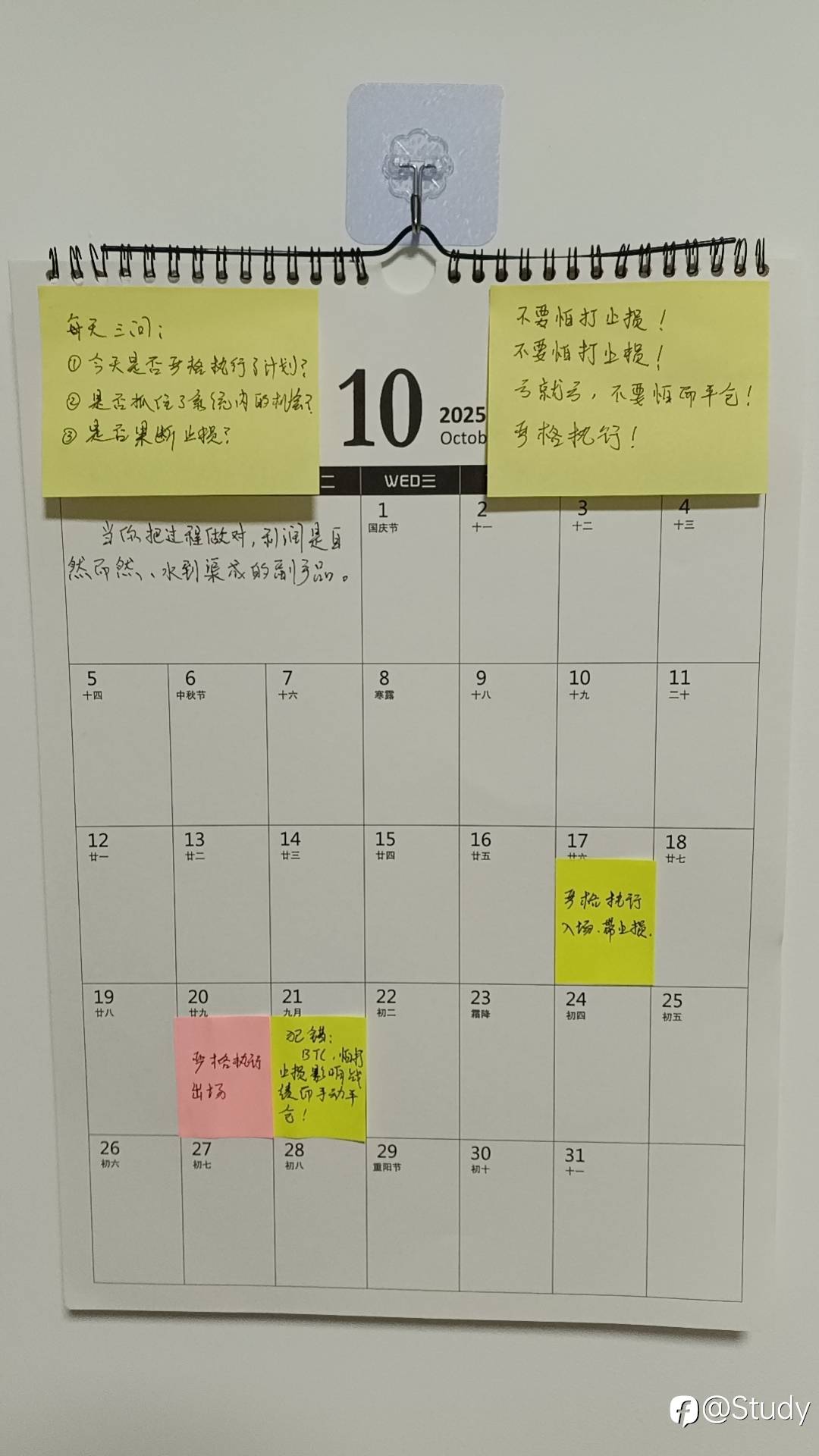 交易的纪律性