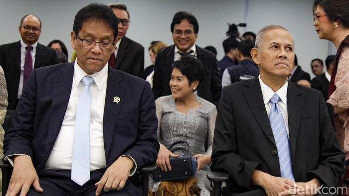 Ekspresi Anggito Abimanyu yang Resmi Jabat Bos Baru LPS