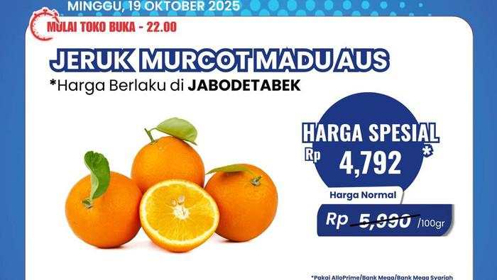 Diskon Buah Segar Cuma di Transmart Full Day Sale