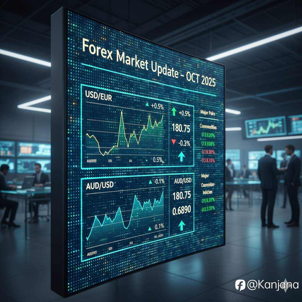 Forex Market Update – Oct 2025ตลาด Forex สัปดาห์นี้กลับมาผันผวนอีกครั้ง!💴
