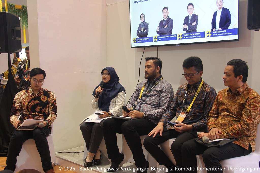 Bappebti dalam Mini Talkshow from Mine to Market : Digital Trading of Indonesia' Tin