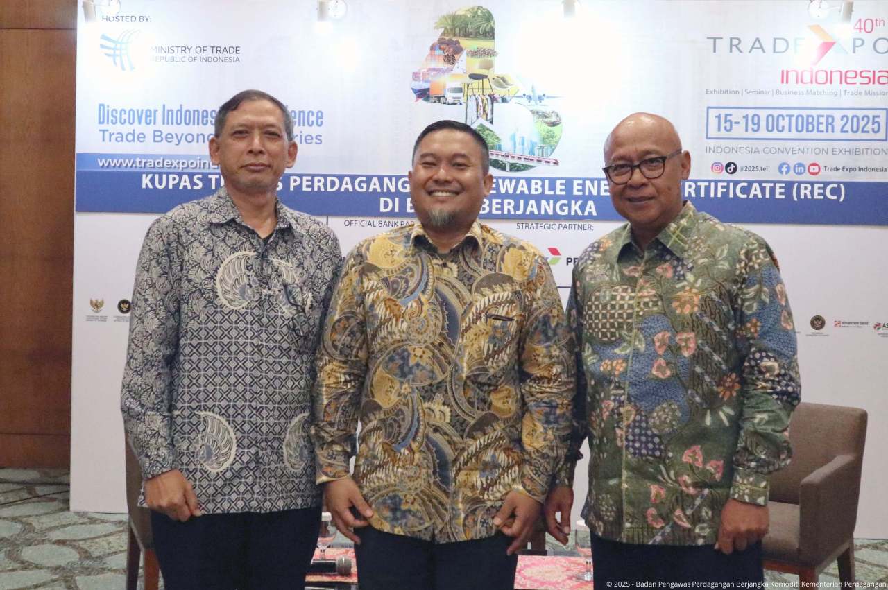 Bappebti Kupas Tuntas Perdagangan REC di TEI ke-40