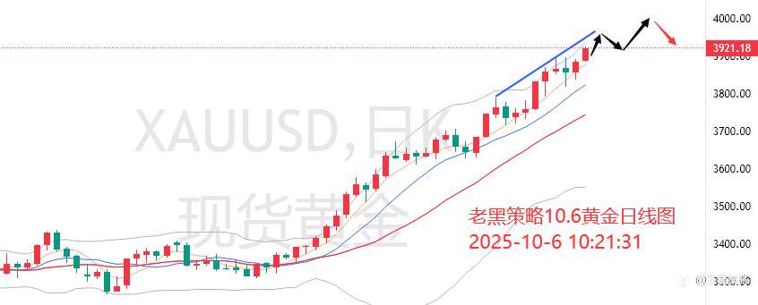 老黑策略:10.6外汇、黄金、原油分析策略