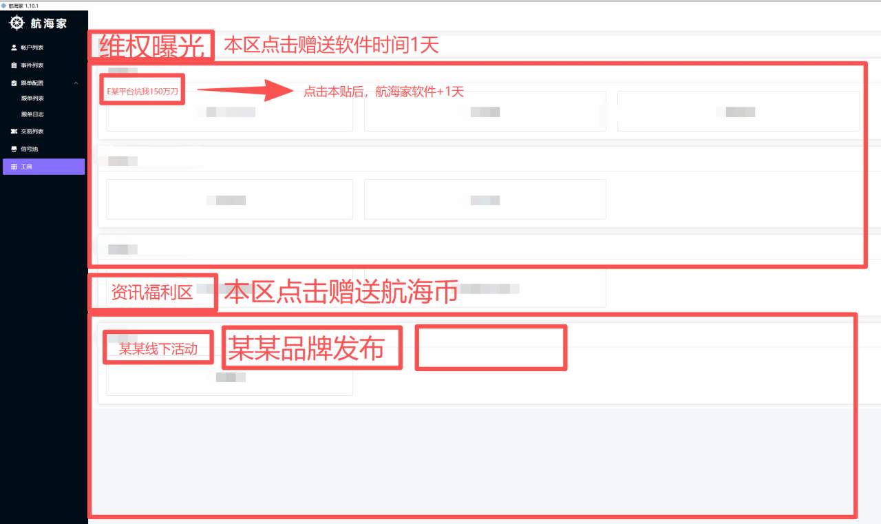 维权“水军”集合,福利清单