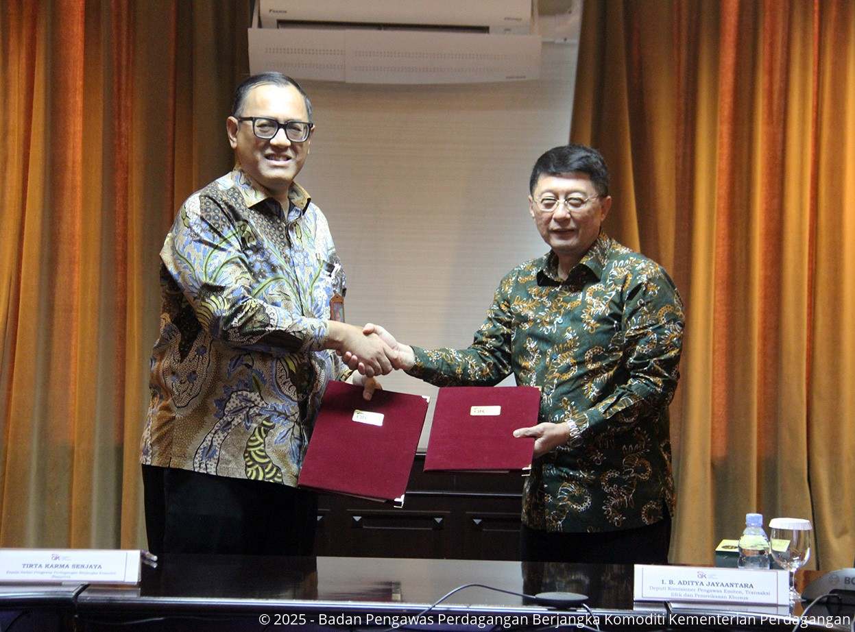 Bappebti dan OJK Tandatangani Adendum BAST Peralihan Tugas Pengaturan dan Pengawasan Derivatif Keuangan dengan Aset yang Mendasari Berupa Efek