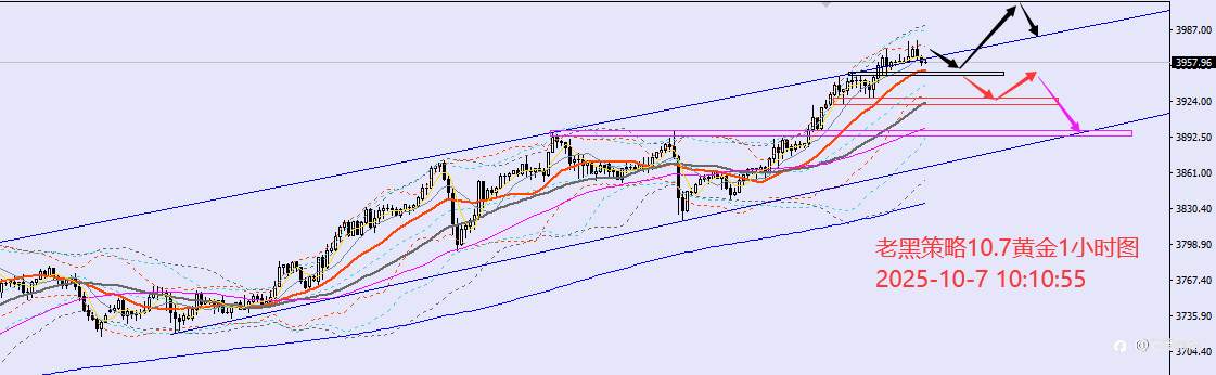 老黑策略:10.7外汇、黄金、原油分析策略