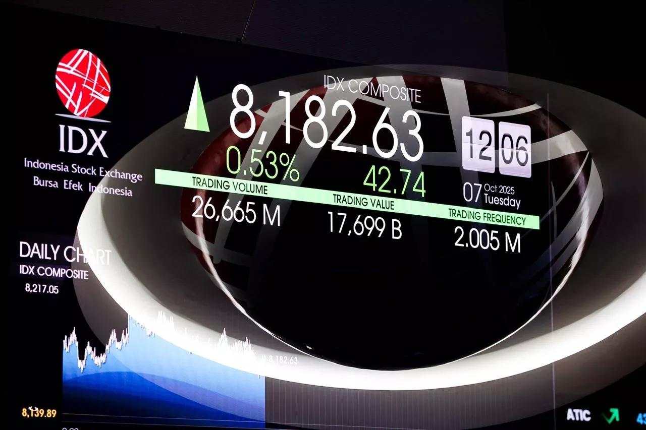 IHSG Sesi Pertama Turun ke 8.171, BRPT-PGEO Terkoreksi