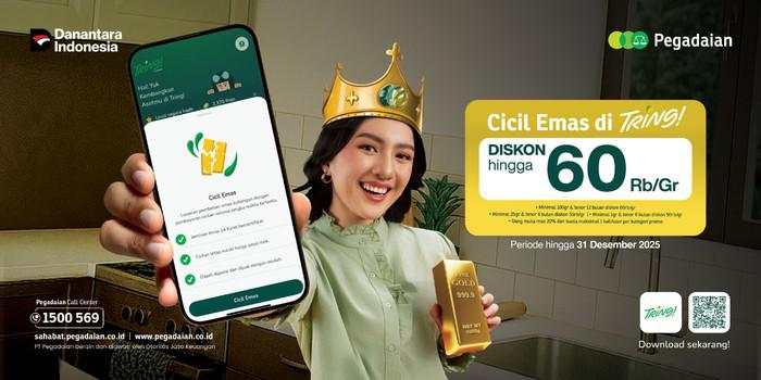 Rayakan Hari Keuangan dengan Cicil Emas di Tring! by Pegadaian