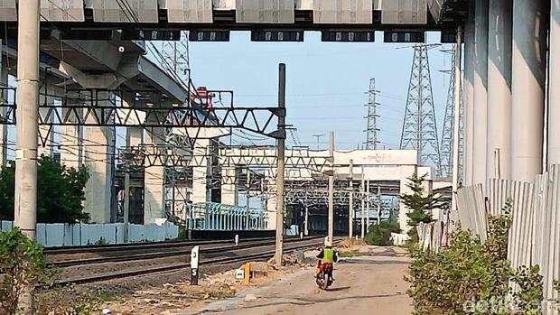 Wujud Stasiun KRL JIS Mulai Terlihat, Ini Penampakannya