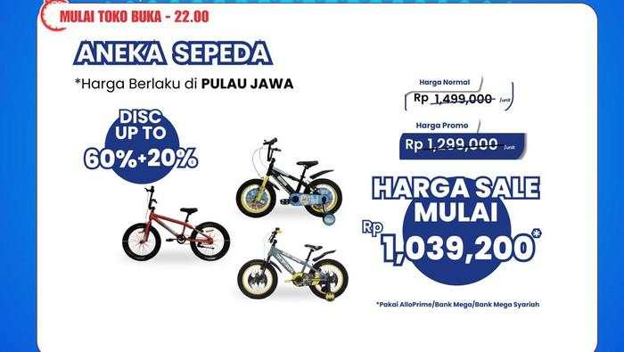 Transmart Full Day Sale! Beli Sepeda Pasti Lebih Murah
