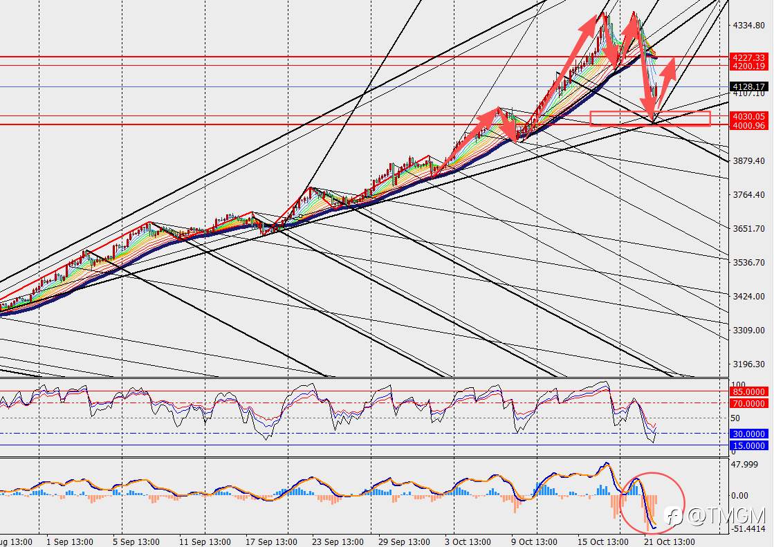 TMGM:黄金价格闪崩后下影线反弹!新一波倒车接人?