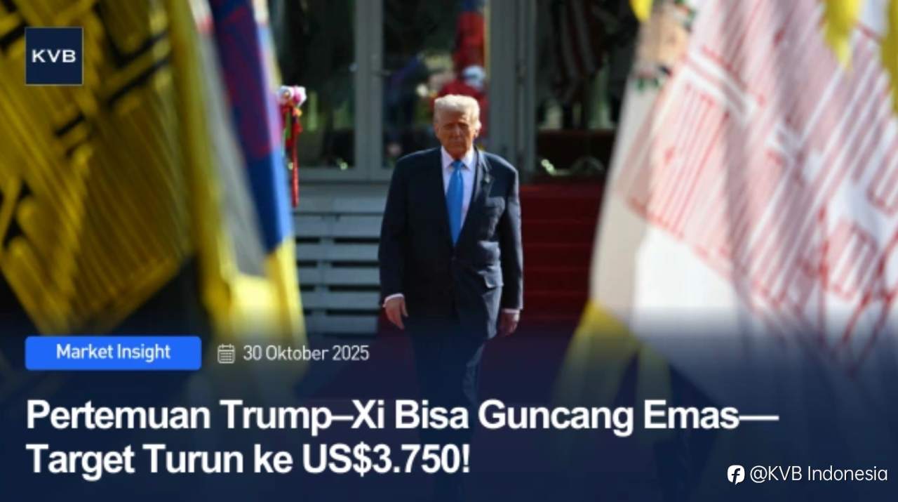 Pertemuan Trump–Xi Soal Tarif: Emas Bisa ke US$3.750
