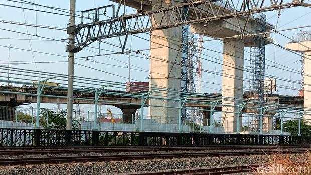 Wujud Stasiun KRL JIS Mulai Terlihat, Ini Penampakannya