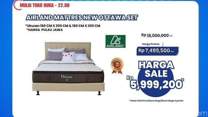 Transmart Full Day Sale! Beli Tempat Tidur Diskon Gede-gedean