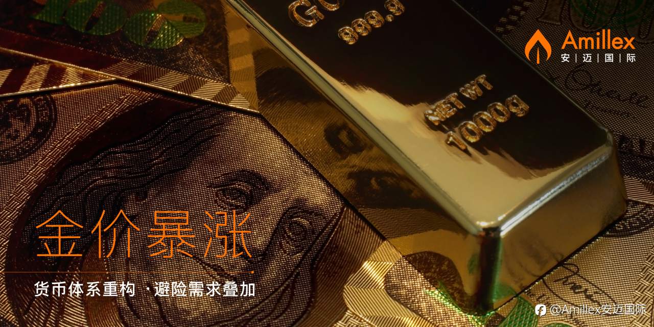Amillex视角:黄金破4350美元创历史新高,在波动市场中守护确定性