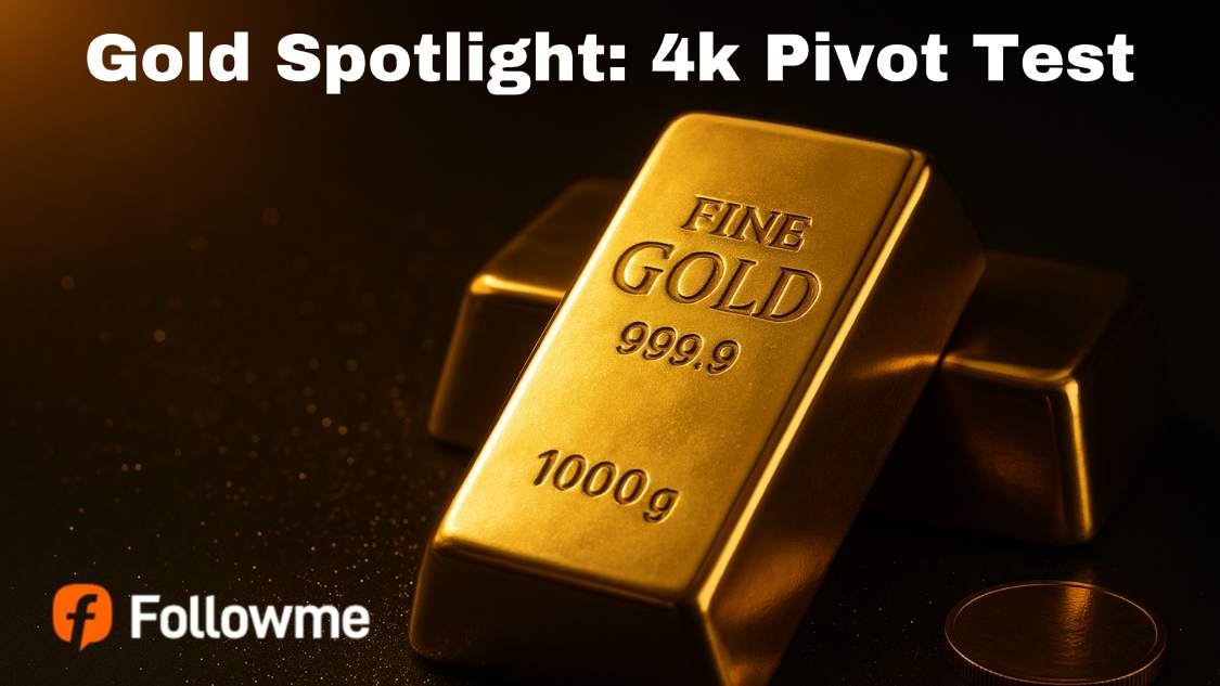 Gold Spotlight: Testing the 4K Pivot After a Late-October Shakeout