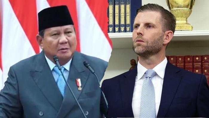 Mic Bocor Bikin Heboh, Eric Trump Buka Suara soal Prabowo Mau Bertemu