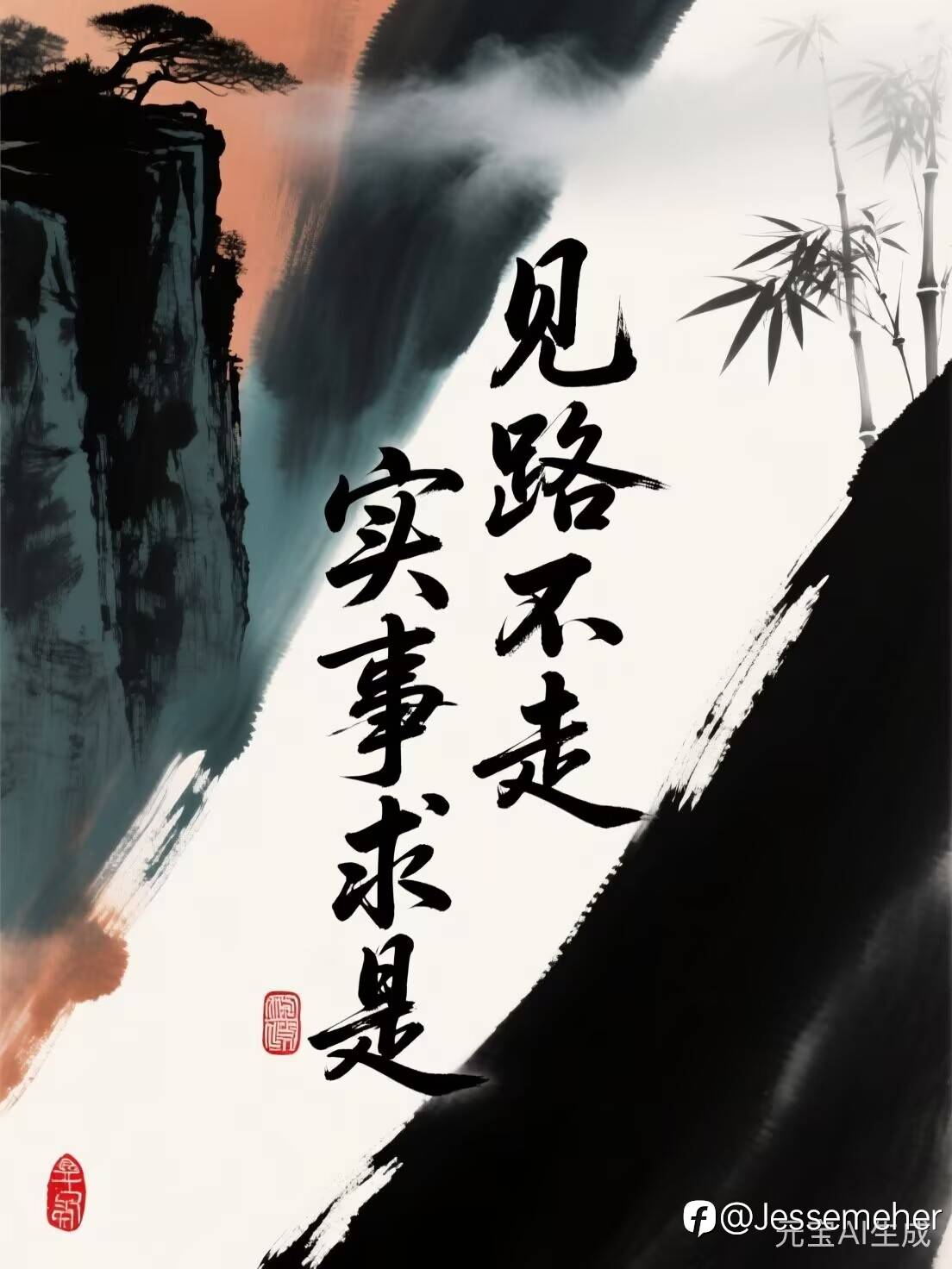 见路不走实事求是