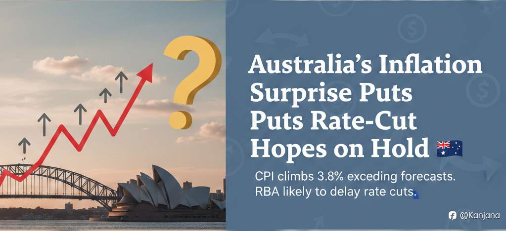 Australia’s Inflation Surprise Puts Rate-Cut Hopes on Hold