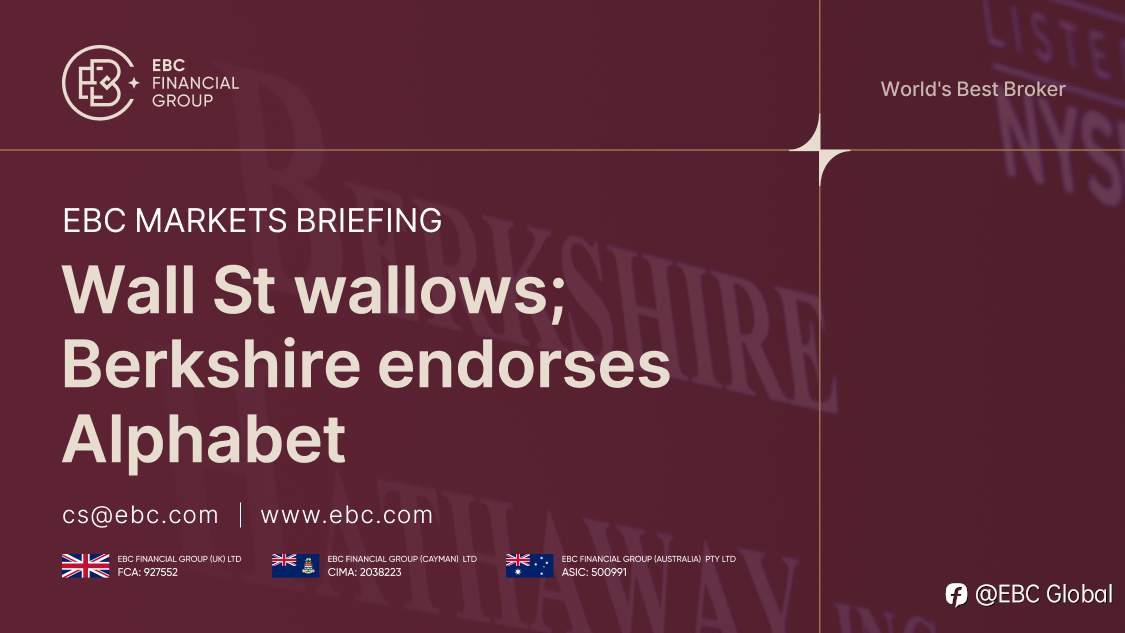 ​EBC Markets Briefing | Wall St wallows; Berkshire endorses Alphabet