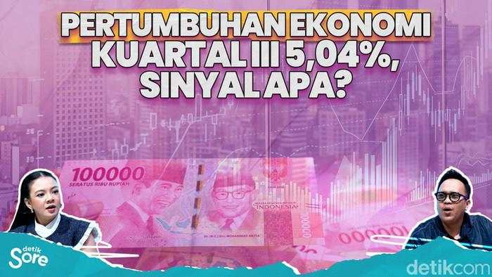 Pertumbuhan Ekonomi Kuartal III 5,04%, Stimulus Dipush Lagi?