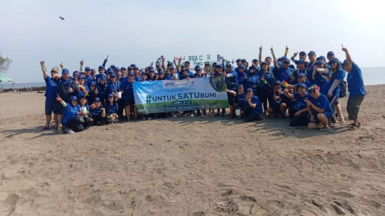 CGS International Sekuritas Tanam 2.500 Bibit Mangrove di Lima Provinsi