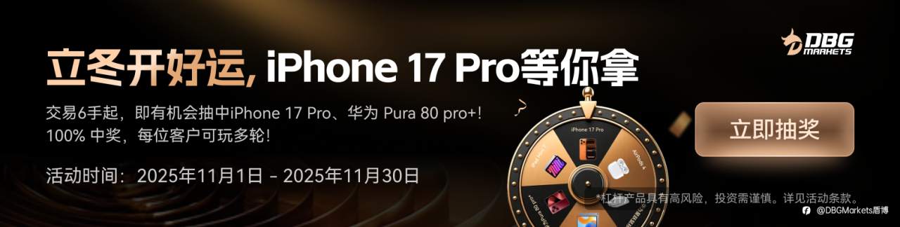 DBG Markets 十一月立冬开好运|iPhone 17 Pro等你拿