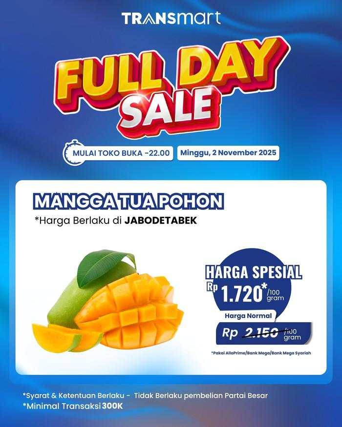 Hidup Sehat Makan Buah, Beli Mangganya di Transmart Full Day Sale