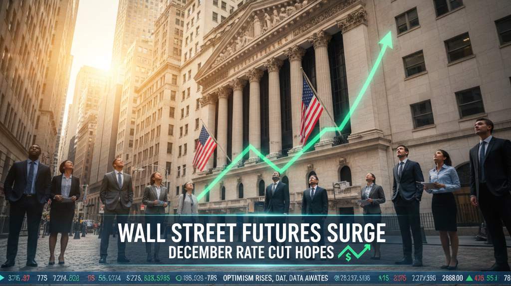 Wall Street Futures Surge on Hopes of a December Rate Cut