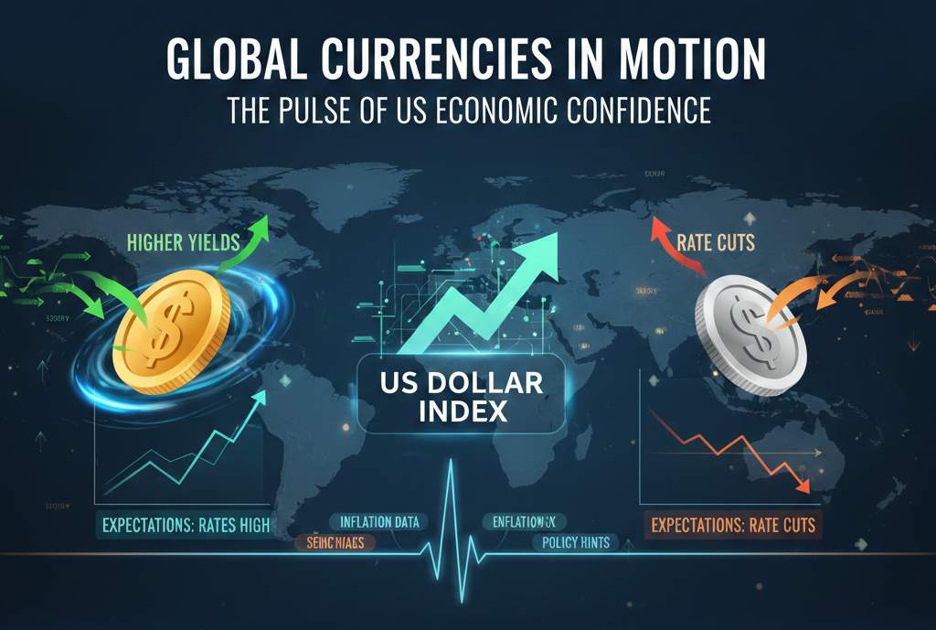 The US Dollar Index Finds Direction in Shifting Interest-Rate Expectations