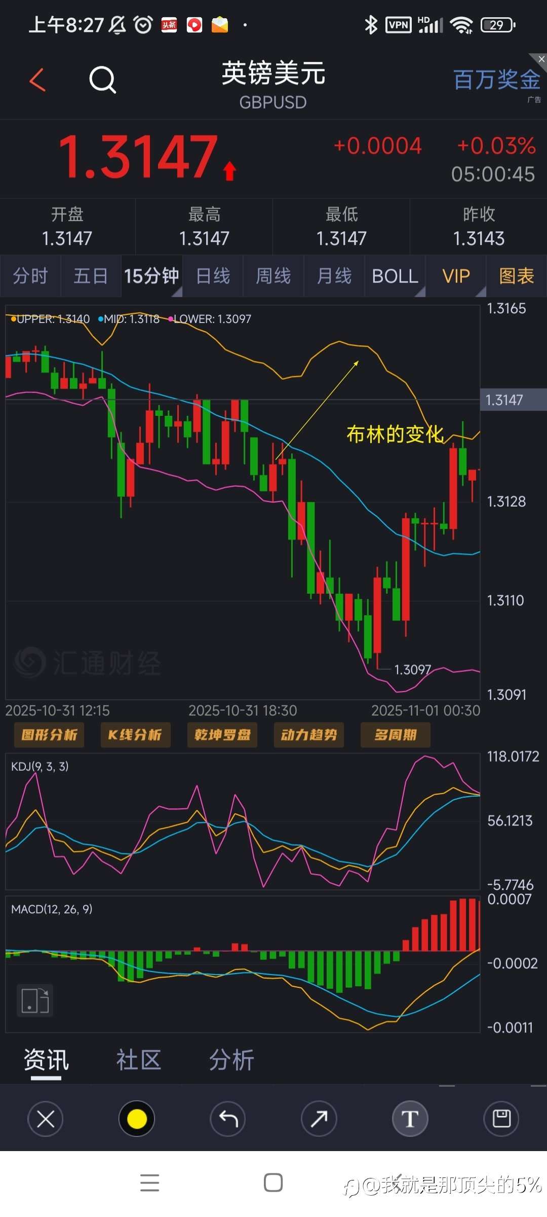 谈一谈∨转的观察1