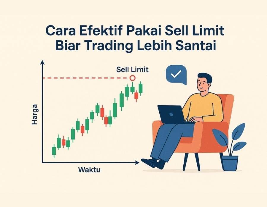 GAK PERLU PANTENGIN CHART TERUS! BEGINI CARA PAKAI SELL LIMIT BIAR KAMU TETAP SANTAI