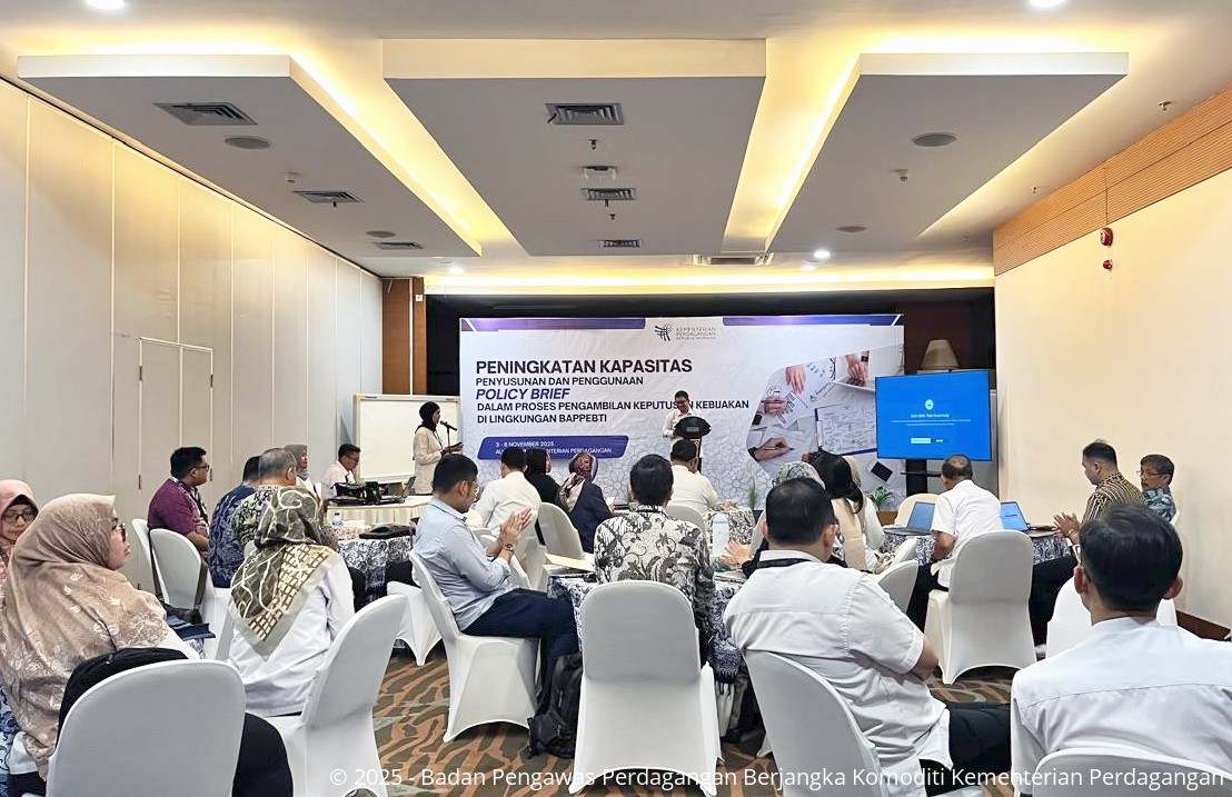 Peningkatan Kapasitas Penyusunan dan Penggunaan Policy Brief dalam Proses Pengambilan Keputusan Kebijakan di lingkungan Bappebti