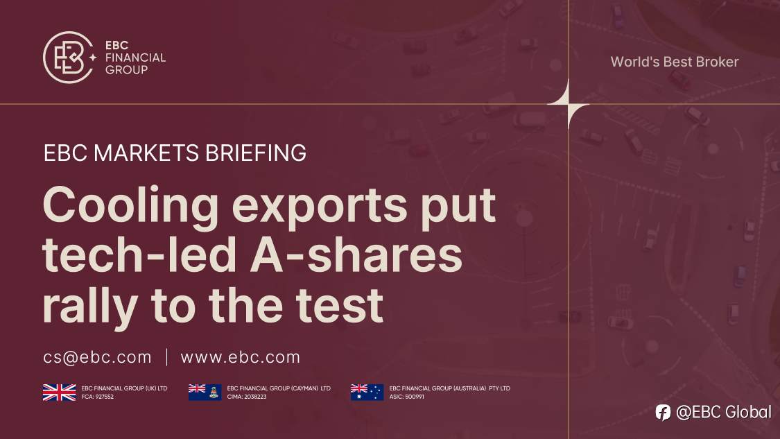 EBC Markets Briefing | ​Cooling exports put tech-led A-shares rally to the test