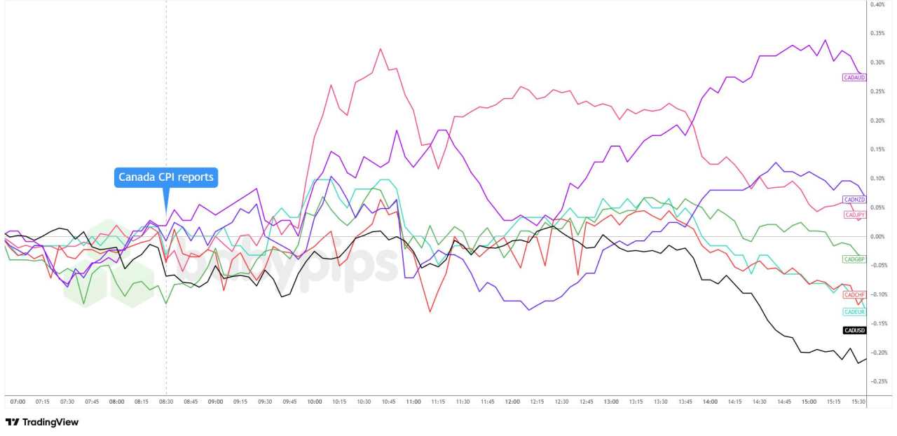 CAD Dips as October Inflation Cools, BOC Pause Expectations Firm